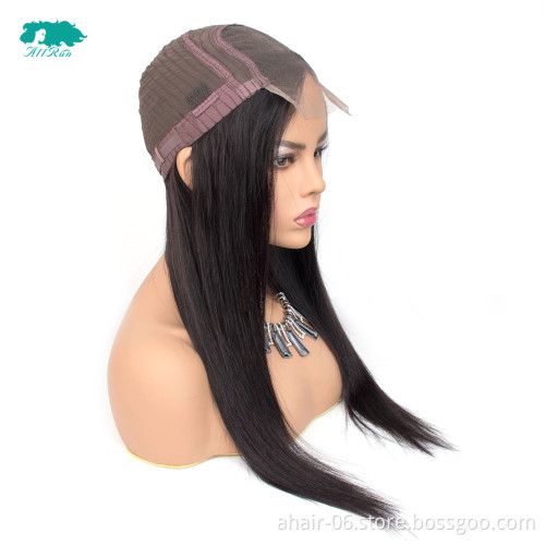 Hot Sale Brazilian 4*4 Lace Closure Wig Straight Human Hair Wigs For Black Women Remy Hair 180% Density Lace Wig with Baby Hair